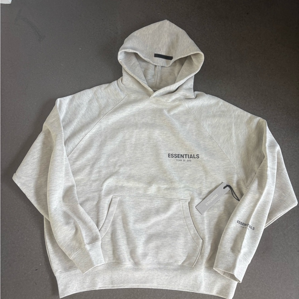 Essentials Gray Hoodie for Men